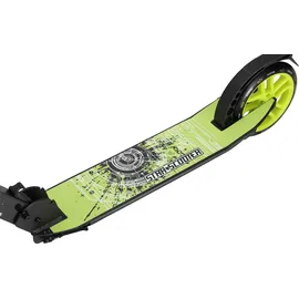 Star Scooter Alu City Tretroller klappbar, Big Cruiser Schwarz Grün