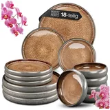 Moritz&Moritz Solid Tafelservice 18-tlg. beige