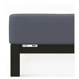 schlafgut Pure Baumwolle 180 x 200 - 200 x 220 cm grey deep