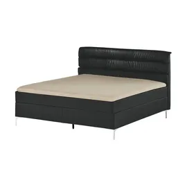 Möbel Kraft Boxspringbett 188 x 122 cm Grau