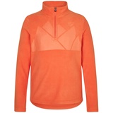 Ziener Kinder JONKI Skipullover Skirolli Funktions-Shirt | atmungsaktiv Fleece warm, burnt orange, 164