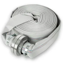 EBERTH 2" Feuerwehrschlauch 30m mit Storz Kupplung, Gewebeschlauch für Industrie, Wasser, Pumpe, Garten, Storz 52-C