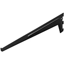 DOLLE Einlochträger 1-reihig Schwarz 50 X 12 Cm Wandregal