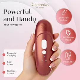 Womanizer „Womanizer »Pro« Druckwellenvibrator rot