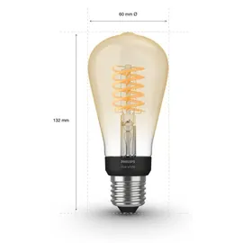 Philips Hue White Filament Edison 68886800 7W E27 warmweiß
