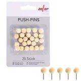 Zeller Pinnnadeln braun, 25 St.