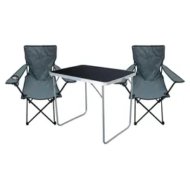 Mojawo Campingtisch 3-tlg Grau