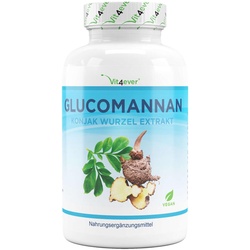 Glucomannan aus der Konjak Wurzel – 180 Kapseln