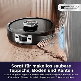 Shark PowerDetect UV Reveal 2-in-1 Saug- und Wischroboter Schwarz