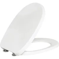 MKW Kunststofftechnik WC-Sitz Twist mit Softclose aus Duroplast weiß,