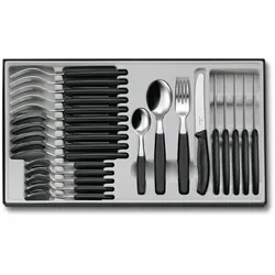Victorinox 6.7833.24, Messerkasten/Besteck-Set, Polypropylen, Edelstahl, Schwarz