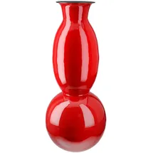 Gilde Vase Neo rot H.49 cm rot