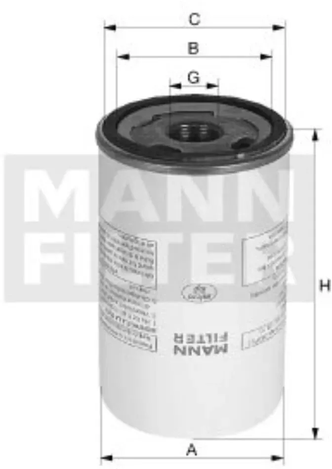 Filter Drucklufttechnik MANN-FILTER LB 13 145/8