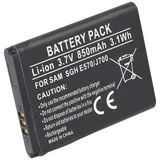 AccuCell Akku passend für Samsung SGH-E570 Akku, Samsung SGH-J700 Akku AB503442BECSTD