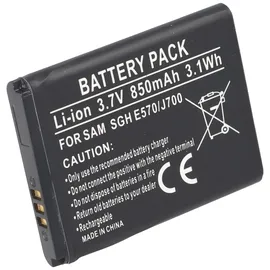 AccuCell Akku passend für Samsung SGH-E570 Akku, Samsung SGH-J700 Akku AB503442BECSTD