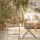 CLP Asina 40 x 39,5 x 95 cm antik-braun klappbar