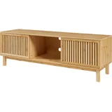 [en.casa] TV Möbel, Brønnøy 150 x 42 x 50 cm Bambus Natur