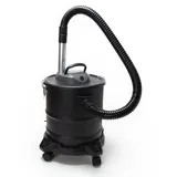 Perel Aschesauger 1200W 20L mit Fahrgestell
