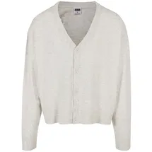 URBAN CLASSICS Eco Mix Boxy Strickjacke Light Grey L