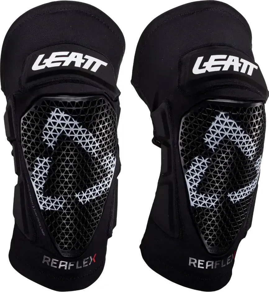 Leatt ReaFlex Pro, protège-genoux - Noir/Blanc - S
