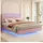 Okwish Polsterbett 140 x 200 cm Rosa