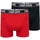 Camp David Boxershorts 2 Stk., im 2er- Pack mit Logobund Gr. M - 2 Stk., red / navy, , 54355364-M 2 Stk.