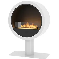 OutInFire INCYRCLE STAND – Freistehender Boden-Biokamin – Weiß