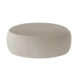 Samt Hocker  Amadi ¦ beige ¦ Maße (cm): B: 105 H: 40