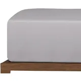 SCHIESSER Spannbettlaken Jersey 180 x 200 cm Hellgrau