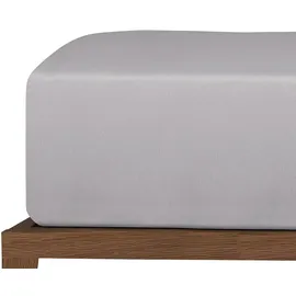 SCHIESSER Spannbettlaken Jersey 180 x 200 cm Hellgrau