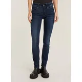 G-Star Midge Saddle Mid Waist Straight Jeans Dark Aged 28 30