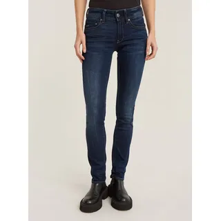 G-Star Midge Saddle Mid Waist Straight Jeans Dark Aged 28 30