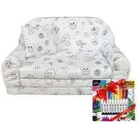 FORTISLINE Kindersofa Minisofa "Malspaß" Kreatives Design trifft auf höchsten Kindersofa