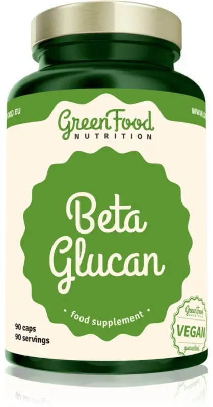 GreenFood Nutrition Beta Glucan Kapseln mit einem hohen Gehalt an Austernpilzen 90 KAP