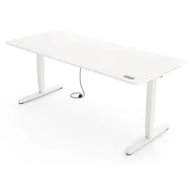 Yaasa Schreibtisch Desk Pro 140 x 80 cm Weiß/Weiß