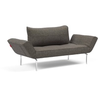 INNOVATION LIVING Schlafsofa Zeal Straw Stoff Dark Grey