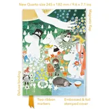 Flame Tree Gift Premium Notizbuch Quartformat: Tove Jansson, Die wundersame Reise ins Mumintal: Unser hochwertiges, liniertes Blankbook mit festem, künstlerisch ... Quartformat Notizbuch mit Magnetverschluss)