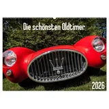 Calvendo Die schönsten Oldtimer 2026 Mehrfarbig