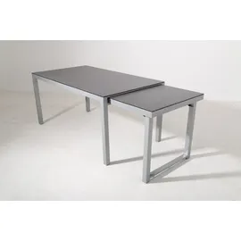 Gardissimo Faro Ausziehtisch 160-260 x 90 x 76 cm Silber