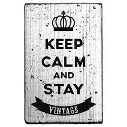 SALE - Vintage Stempel "Keep calm and stay vintage"