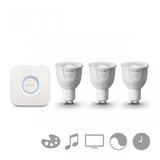 Philips 10144034 LED Starterset Hue Starter Kit | 6,5W GU10 | 750 lm | 2200-6500+RGBK