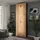 Vicco Ingo Aktenschrank 80 x 241,2 cm Anthrazit/Goldkraft Eiche