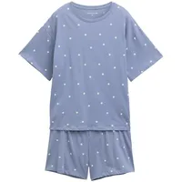 Tom Tailor Shorty Pyjama-Shorts Gepunktet Blau XXL (44)