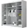Mirjan24 Schiebetürenschrank Evo VI 200 x 215 x 58 cm Schwarz