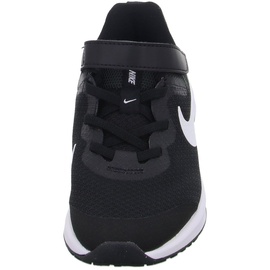 Nike Revolution 6 Kinder Sneaker, Black/White-Dk Smoke Grey, 34