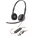 Poly Schwarz Kabelgebundenes Stereo-Headset USB-C/A unterstützt Poly Lens