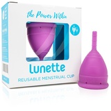 Lunette Menstruationstasse - Lila - Model 1 für leichte Blutung – (DE Version)
