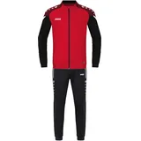 Jako Kinder Trainingsanzug Polyester Performance Rot/Schwarz, 128