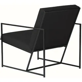 jan kurtz Sessel Style Polyester 62 x 75 x 78 cm Schwarz