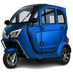 Stormborn Y8 Elektro-Kabinenroller – 3-Rad City-Car für 2 Personen mit bis zu 90 km Reichweite, Rückfahrkamera & Heizung